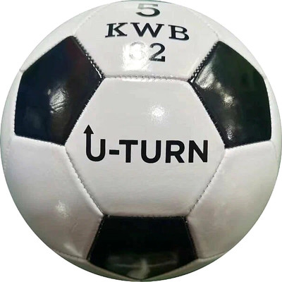 Футбольный мяч No Brand МБ-2420 (черный/белый)