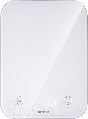 Кухонные весы Centek CT-2480 (белый)