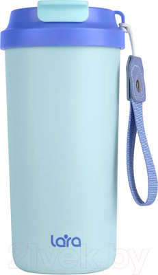 Термокружка Lara LR04-27 (синий/голубой)