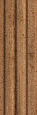 Реечная панель STELLA Beats Light Пекан МДФ (2700x119x16мм)