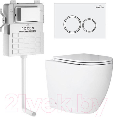 Инсталляция с унитазом приставным Roxen Attach 966869