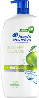 Шампунь для волос Head & Shoulders Яблочная свежесть против перхоти (800мл)