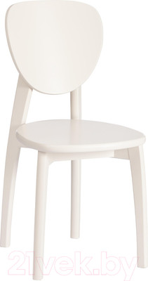 Стул Tetchair Diamante жесткое сиденье (бук/Ivory White)