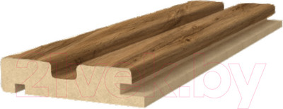 Профиль для стеновой панели STELLA Старт для МДФ Beats Light Пекан (2700x66.5x16)