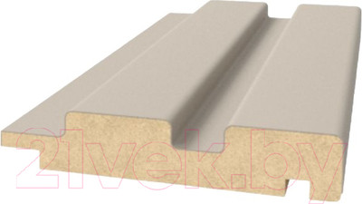 Профиль для стеновой панели STELLA Финиш для МДФ Beats De Luxe Sandgrau (2700x77x16)