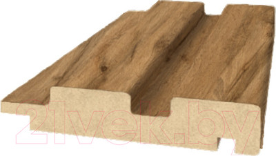 Профиль для стеновой панели STELLA Финиш для МДФ Stella Beats Light Пекан (2700x77x16)