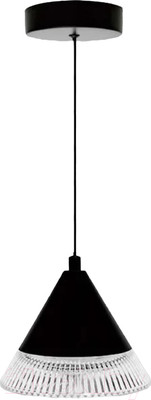 Потолочный светильник Estares Lampa 7W 1R-ON/OFF-140x1340-BLACK/CLEAR-220-IP20