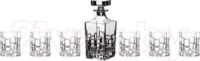 Набор для виски RCR Etna (графин + 6 стаканов)