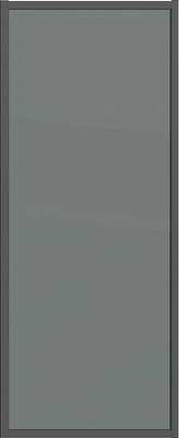 Душевая стенка Grossman Style 70x195 / 200.K33.05.70.21.10 (черный матовый, стекло тонированное)