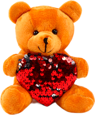 Мягкая игрушка Sima-Land Мишка с сердцем / 9954595