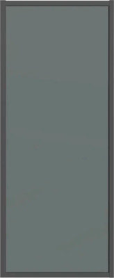 Душевая стенка Grossman Style 80x195 / 200.K33.05.80.21.10 (черный матовый, стекло тонированное)