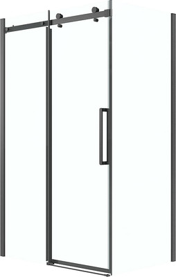 Душевой уголок Grossman Classic 110x80x195 / 120.K33.04.1180.42.00 (графит сатин/стекло прозрачное)