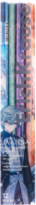 Набор простых карандашей Erich Krause Manga / 60726 (12шт)