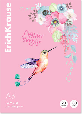 Набор бумаги для рисования Erich Krause Колибри / 61654 (20л)