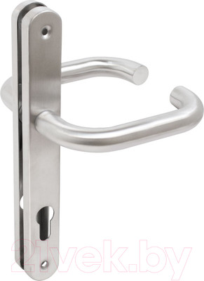 Ручка дверная БУЛАТ РФ 85.30.09.02НС Aisi 304 Inox (нержавеющая сталь)
