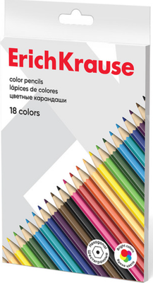 Набор цветных карандашей Erich Krause 61790 (18цв)