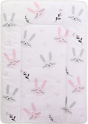 Пеленальный матрас Bambola Люкс Зайцы 70x50 / 8041