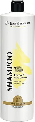 Шампунь для животных Iv San Bernard Traditional Line Lemon для короткой шерсти (1л)