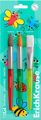 Набор кистей Erich Krause Baby / 62036 (3шт)