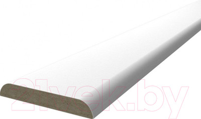Притворная планка Юни Амати 8x34x2070 (белая шагрень)
