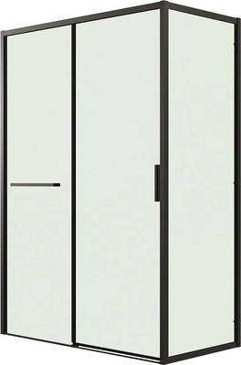 Душевой уголок Grossman Style 110x80x195 / 120.K33.05.1180.21.00 (черный матовый/прозрачное стекло)