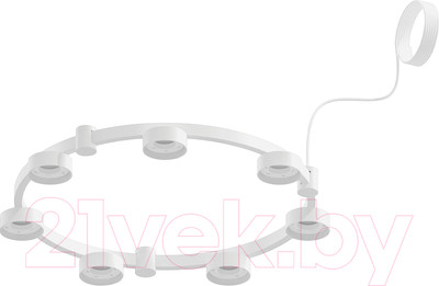 Люстра Ambrella C9236/7 SWH (белый песок)