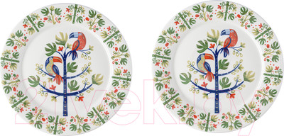 Набор тарелок Liberty Jones Birds of Paradise. Toucan / LJ0000299 (2шт)