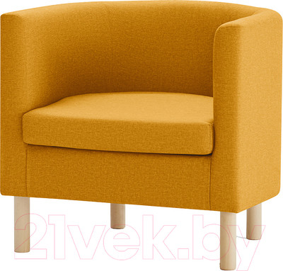 Кресло мягкое Mio Tesoro Агата 351 (горчичный 1172)