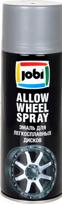 Эмаль автомобильная Jobi Для легкосплавных дисков (520мл/270гр, серебро)