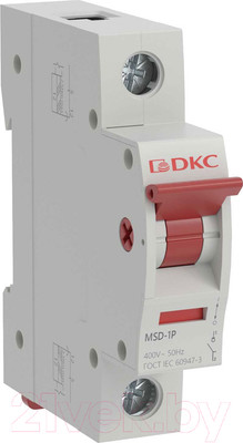 Выключатель нагрузки DKC Yon Max MSD 1P 100A 1М MSD-1P100