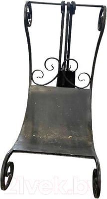 Дровница для камина Saniji Н1 с каминным набором 600x400x650