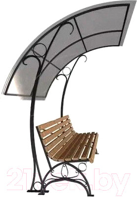 Скамья садовая Saniji С26 1700x1200x2000