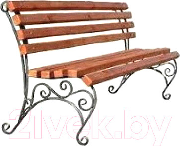 Скамья садовая Saniji С42 2000x400x900