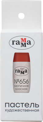 Пастель сухая ГАММА 210823_656 (кирпичный красный №656)