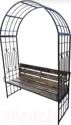 Скамья садовая Saniji С Юбилеем С59 1700x450x2400