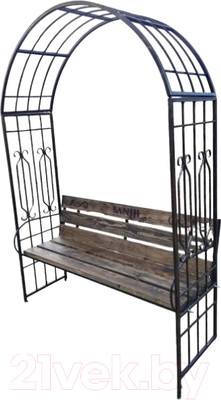 Скамья садовая Saniji Арка С65 2000x400x900