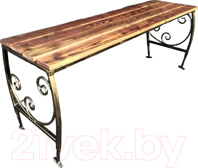 Скамья садовая Saniji С87 1000x450x550