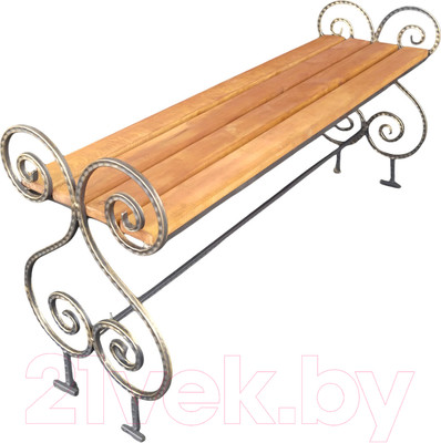 Скамья садовая Saniji Лебедь С91 1200x400x550