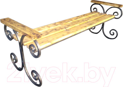 Скамья садовая Saniji С97 1500x450x500