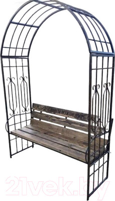 Скамья садовая Saniji С Днем Рождения С58 1700x450x2400