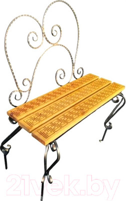 Скамья садовая Saniji Греческая С74 1000x450x1000