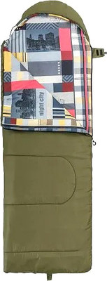 Спальный мешок Nisus Hollowfiber N-SB-H400-210x70 (зеленый)