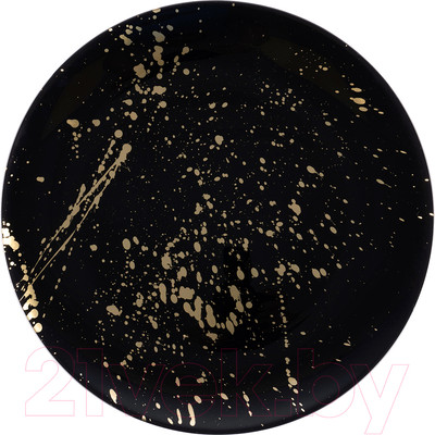 Тарелка столовая обеденная Gipfel Splash 43199 (черный)