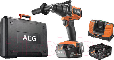 Профессиональная дрель-шуруповерт AEG Powertools BSB18BL2-602K (4935481043)