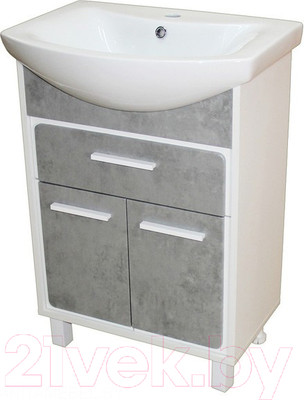 Тумба под умывальник СанитаМебель Камелия-64.22 Д4