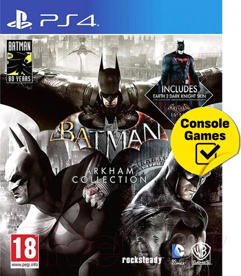 Комплект игр для игровой консоли PlayStation 4 Batman Arkham Collection (EU pack, RU subtitles)