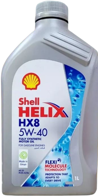 Моторное масло Shell Helix HX8 5W40 / 550052794 (1л)