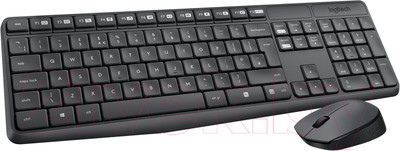 Комплект клавиатура и мышь Logitech MK235 / 920-007949