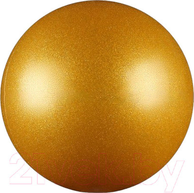 Мяч для художественной гимнастики Indigo Sport IN377 (золотой с блестками)