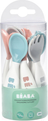 Набор столовых приборов для кормления Beaba Lot 6 Cuill+4 Fourchettes 913471